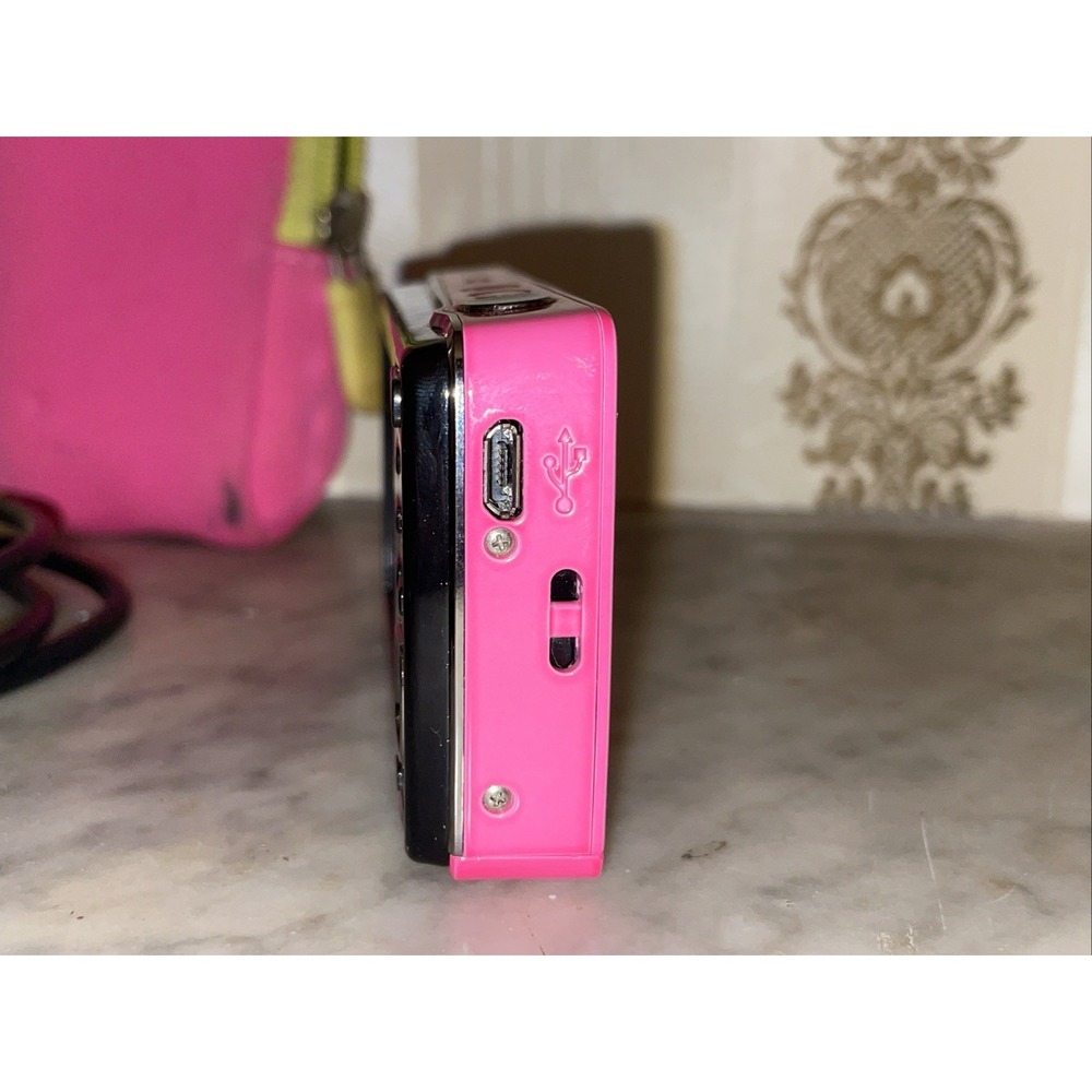 Kodak Digital Camera EasyShare Mini M200 Hot Pink 10.0MP w/ Case & Battery - Picture 7 of 15